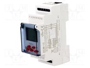 Programmable time switch; Range: 24h / 7days; DPDT; 230VAC; PIN: 8 ZAMEL