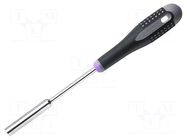 Screwdriver; 6-angles socket; HEX 5.5mm; Blade length: 125mm BAHCO