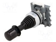 Switch: joystick; 22mm; Stabl.pos: 4; black; none; Pos: 4; -25÷70°C ABB