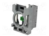 Contact block; 22mm; front fixing; Contacts: NO ABB