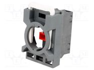 Contact block; 22mm; front fixing; Contacts: NC ABB