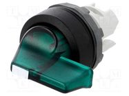 Switch: rotary; 22mm; Stabl.pos: 2; green; MLB-1; IP66; prominent ABB