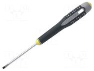 Screwdriver; slot; 2.5x0.4mm; Blade length: 75mm BAHCO