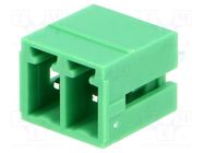 Pluggable terminal block; 3.81mm; ways: 2; straight; socket; male ADAM TECH