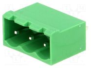 Pluggable terminal block; 5.08mm; ways: 3; straight; socket; male ADAM TECH