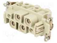 Connector: HDC; contact insert; female; Han-Com®,Han® K; PIN: 4 HARTING