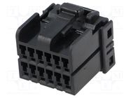 Connector: wire-board; .040 MULTILOCK; plug; female; w/o contacts TE Connectivity