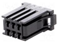 Connector: wire-board; plug; female; PIN: 6; Dynamic D-3100D; 10A TE Connectivity