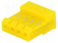 Connector: wire-board; plug; female; MTA-156; PIN: 4; 600VAC; IDC TE Connectivity