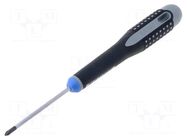 Screwdriver; Pozidriv®; PZ0; Blade length: 60mm BAHCO