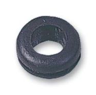 GROMMET, PVC, 9MM, BLACK, PK1000