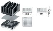 HEAT SINK, PGA, 9.2┬░C/W