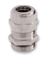 CABLE GLAND, BRASS, 7MM, M12, SILVER