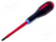 Screwdriver; insulated; Pozidriv®; PZ2; Blade length: 100mm; 1kVAC BAHCO