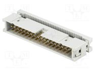 Connector: IDC; plug; male; PIN: 34; IDC; for ribbon cable; 1.27mm CONNFLY