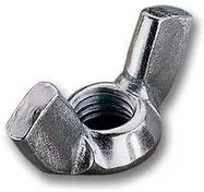 WING NUT, BZP, M6, PK50