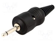 Connector: Jack 6,3mm; plug; mono; ways: 2; straight; Jumbo; 15mm CLIFF