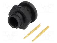 Connector: circular; socket; male; 7A; 250V; PIN: 2; EN2; soldering SWITCHCRAFT
