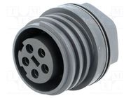 Connector: circular; socket; female; PIN: 5; EXPlora; nickel plated BULGIN