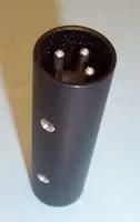 ADAPTOR, XLR P TO P ADAPTOR, BLACK