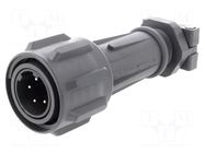 Connector: circular; plug; male; PIN: 5; 18A; 600V; EXPlora; IP68 BULGIN