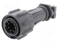 Connector: circular; plug; male; PIN: 7; 16A; 430V; EXPlora; IP68 BULGIN