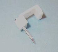 CABLE CLIP, POLYETHYLENE, 9MM, WHITE