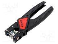 Stripping tool; 0.75÷2.5mm2; Wire: flat; 180mm; plastic KNIPEX