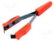 Stripping tool; 0.6mm; Wire: coil wire KNIPEX