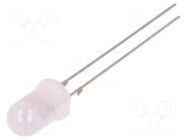 LED; blue/yellow; 5mm; bicolour,blinking; 30°; 3÷5VDC; 20mA OPTOSUPPLY
