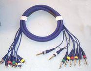 8-WAY PHONO TO JACK LOOM - 1.8M