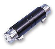 ADAPTOR, XLR S TO S ADAPTOR, BLACK