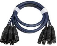 CABLE ASSY, 3P XLR PLUG-XLR SKT, 6M
