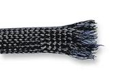 SLEEVING, BRAID, 12MM, BLACK, 5M