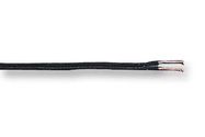 FIG 8 CABLE, 2CORE, 0.5MM2, BLK, PER M