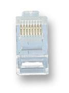 PLUG, RJ45 8P8C 50U, 10 PACK