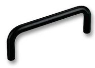 HANDLE, STEEL, 88MM CTRS, BLACK