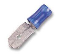 CRIMP TERMINAL, BLADE, 0.25", BLUE