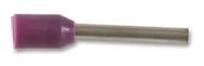 TERMINAL, WIRE FERRULE, 26AWG, VIOLET