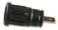 SOCKET, 4MM, SHROUDED, BLACK, PK5, PKI