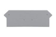 END AND INTERMEDIATE PLATE, RAIL, GREY