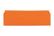 END AND INTERMEDIATE PLATE, RAIL, ORANGE