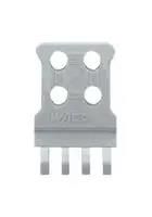 STRAIN RELIEF PLATE, PLUGGABLE CONN, GRY