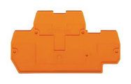 END AND INTERMEDIATE PLATE, RAIL, ORANGE