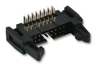 HEADER, RIGHT ANGLE, L/LATCH, 50WAY