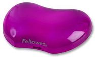 WRIST REST, GEL, PURPLE, FELLOWES