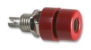 SOCKET, 4MM, RED, PK5, BIL 30