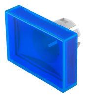 LENS, SWITCH, RECTANGULAR, BLUE, FLUSH