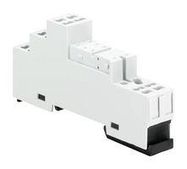 RELAY SOCKET, SPDT/DPDT, 2A, DIN RAIL