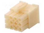 Connector: wire-wire; plug; female; PIN: 12; 600V; for cable; 4.14mm TE Connectivity